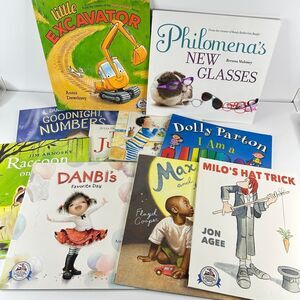 Dolly Parton’s Library Book Bundle-Lot of 10-Excavator, Numbers (Paperback)